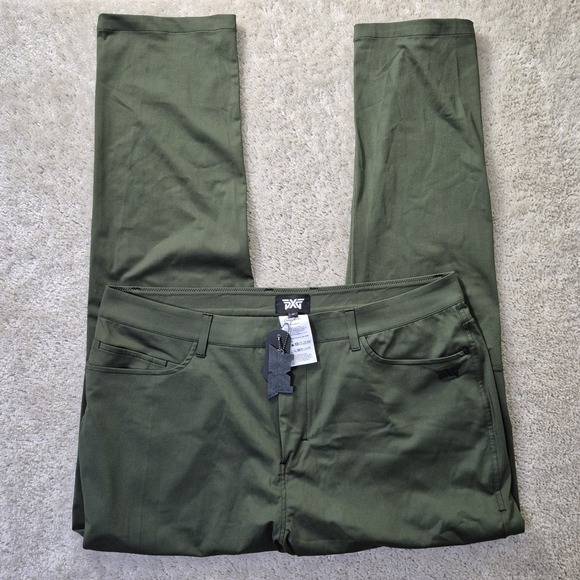 Parsons Xtreme Golf Slim Trouser 38/32 PXG Performance Stretch Pant Logo Luxury
